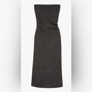 Zara Wool Strapless Midi Dress - Limited Edition